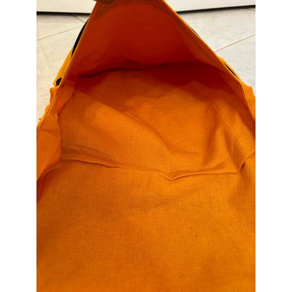 Orange Indian Mirrored Embroidered Tote Bag - Picture 8 of 10